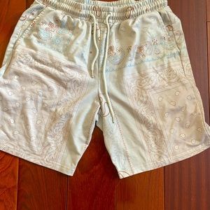 Paisley Print Active Shorts - Shein